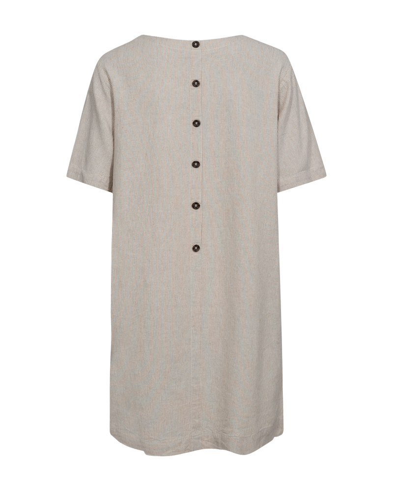 Lava Klänning Dam Simply Taupe With Off White Freequent