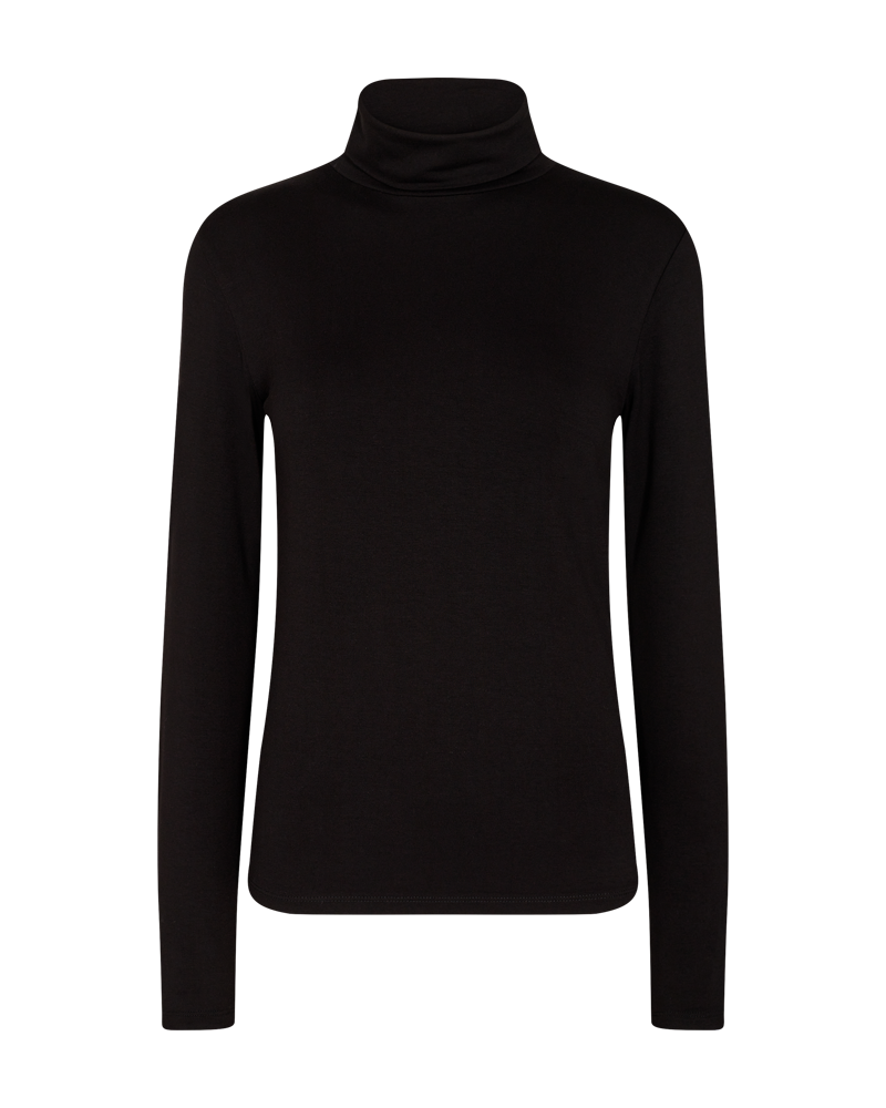 Liana Long-sleeved Polo Women Black Freequent