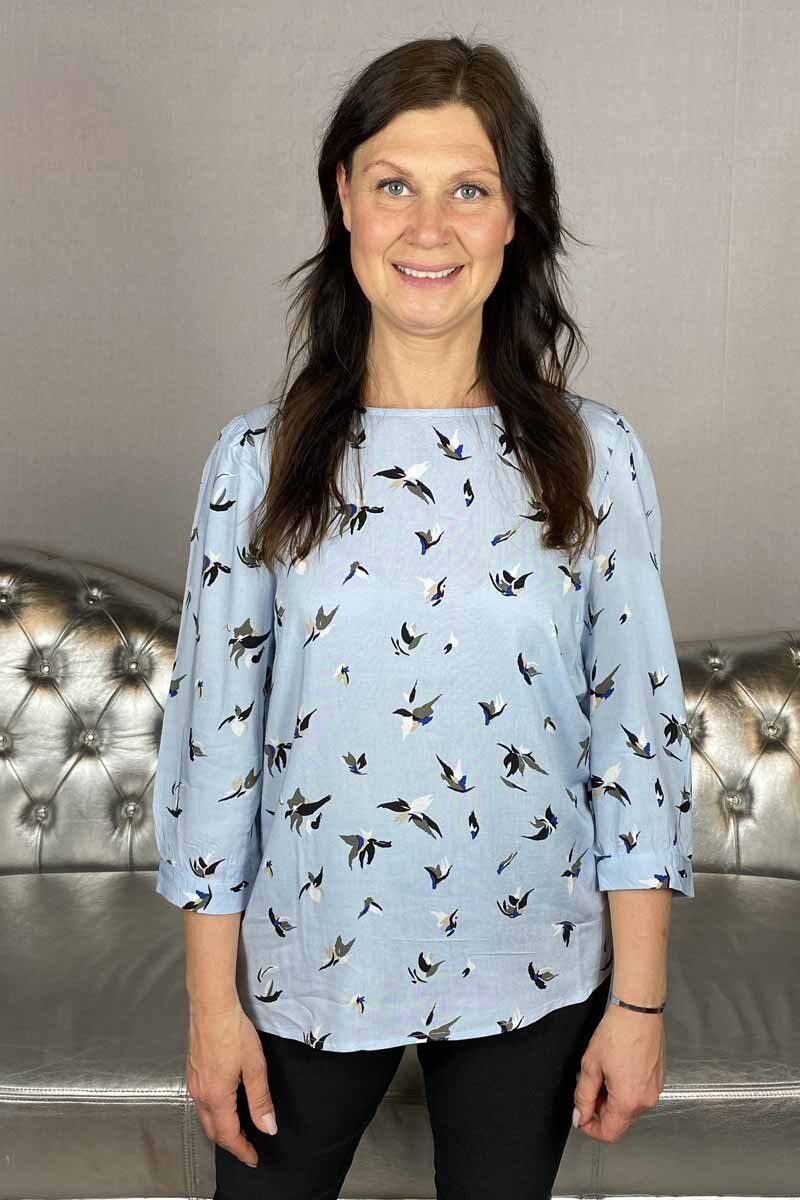 Linn Blus Dam Chambray Blue - Freequent