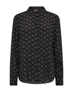 Lovy Skjorta Dam Black W Moonbeam Freequent