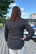 Lovy Skjorta Dam Black W Moonbeam Freequent