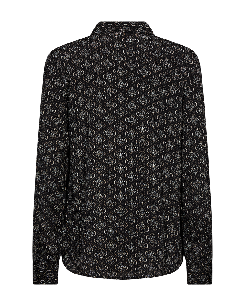 Lovy Skjorta Dam Black W Moonbeam Freequent