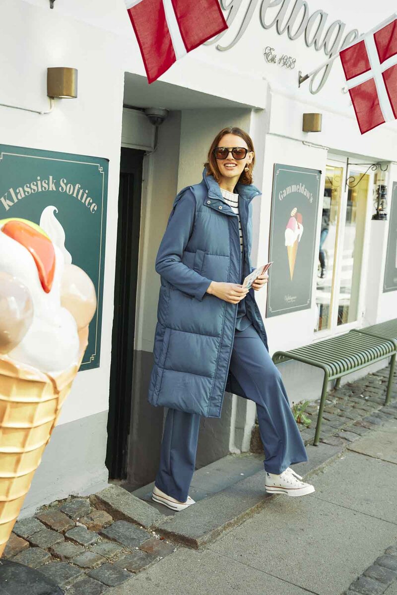 Lula Lång Väst Dam Vintage Indigo Freequent