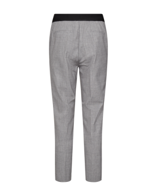 Mabely Stretch Trousers Women Dark Grey Melange Freequent