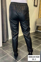 Malin Pants Skinnimitation Byxa Dam Black Freequent
