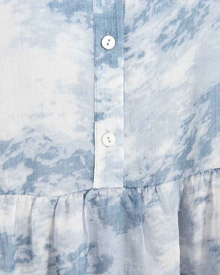 Marble Klänning Dam Chambray Blue Mix - Freequent