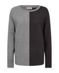 Mille Tröja Dam Medium Grey Melange W Charcoal Melange Freequent