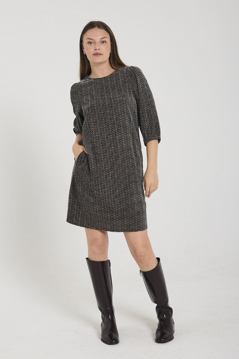 Mina Dress Women Black W Moonbeam Freequent