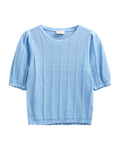 Mora Stickad Topp Dam Vista Blue Freequent