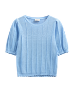 Mora Stickad Topp Dam Vista Blue Freequent