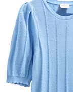 Mora Stickad Topp Dam Vista Blue Freequent