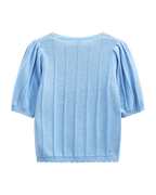 Mora Stickad Topp Dam Vista Blue Freequent