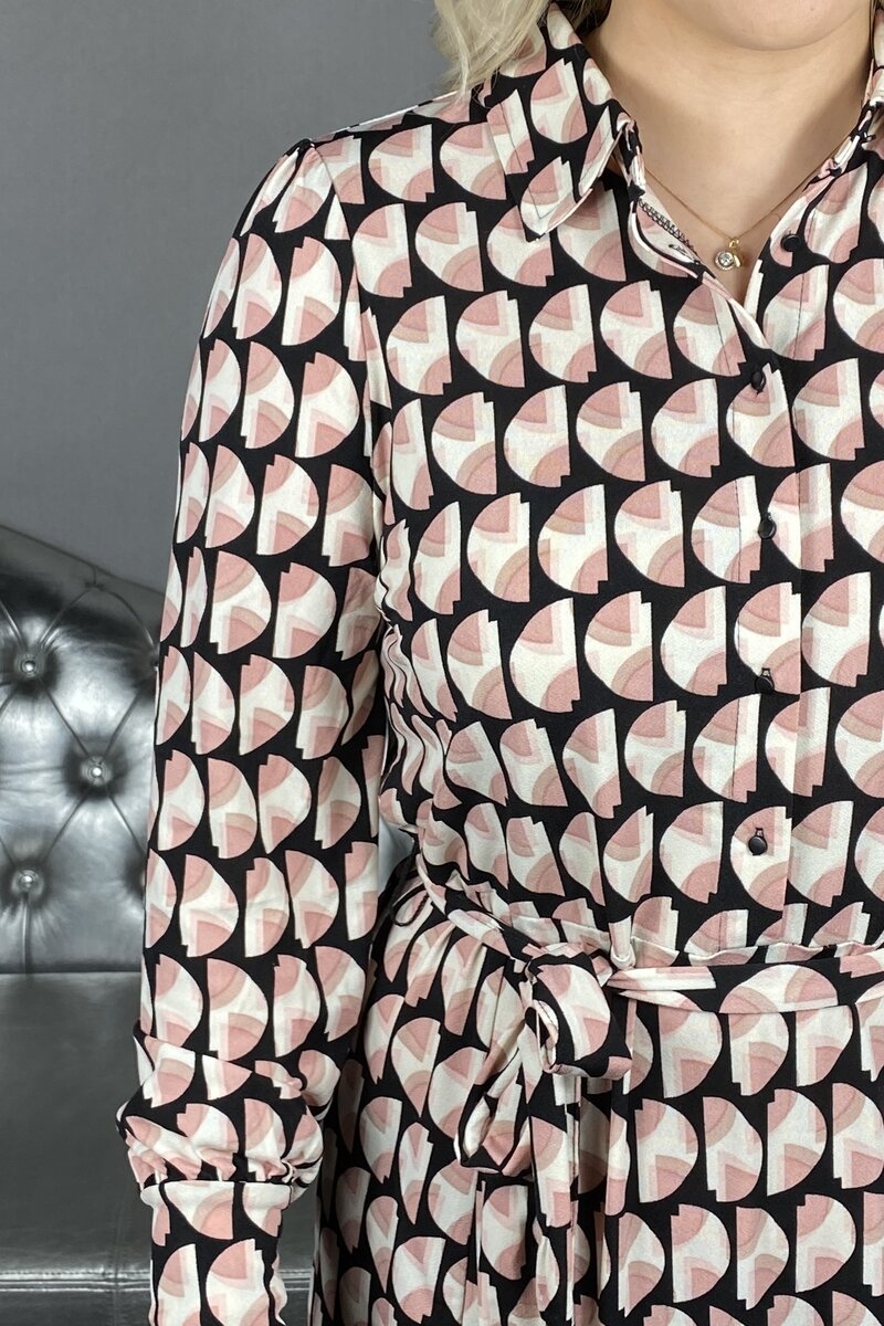 Must Klänning Dam Pale Mauve Mix - Freequent