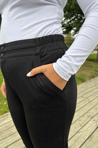 Nanni Ankle Pants Women Black Freequent