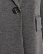Nanni Fashion Blazer Women Dark Grey Melange Freequent