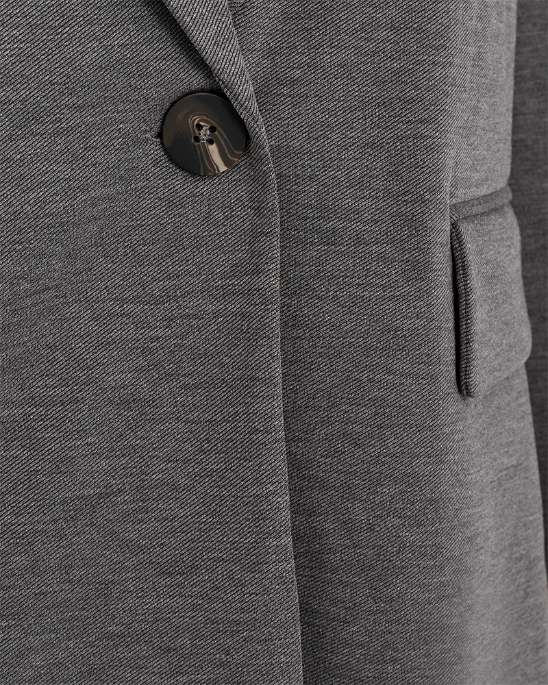 Nanni Fashion Kavaj Dam Dark Grey Melange Freequent