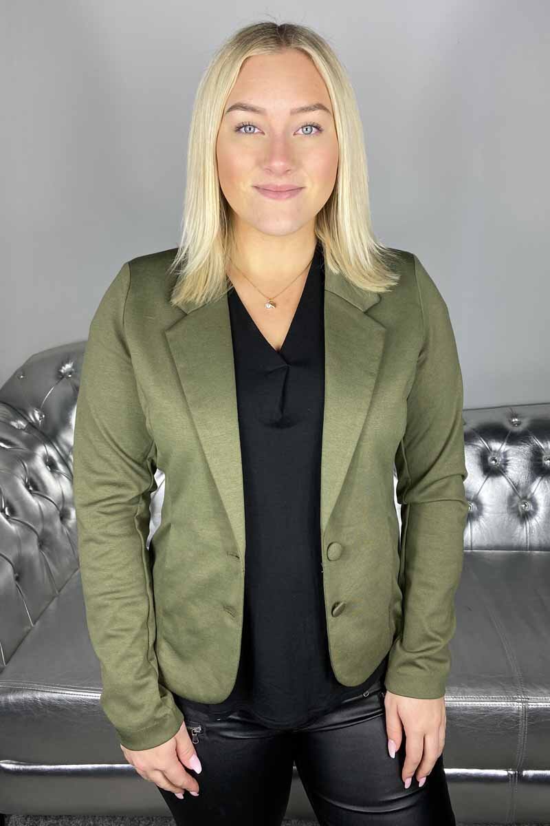 Nanni Women's Blazer Burnt Olive - Freequent