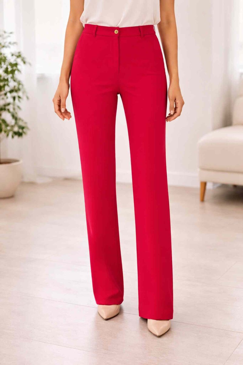 Nanni Long Pant Cerise Women Freequent