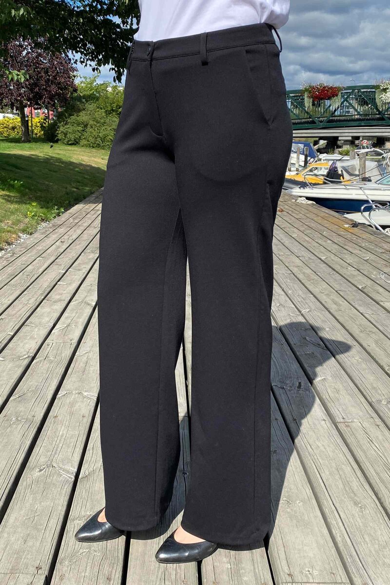 Nanni Wide Pant Women Black Freequent