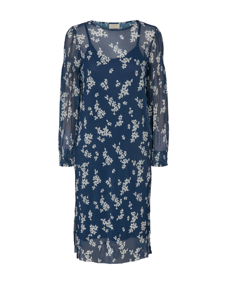 Pixie Klänning Dam Navy Blazer Mix - Freequent