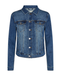Rock Jeansjacka Dam Medium Blue Denim Freequent