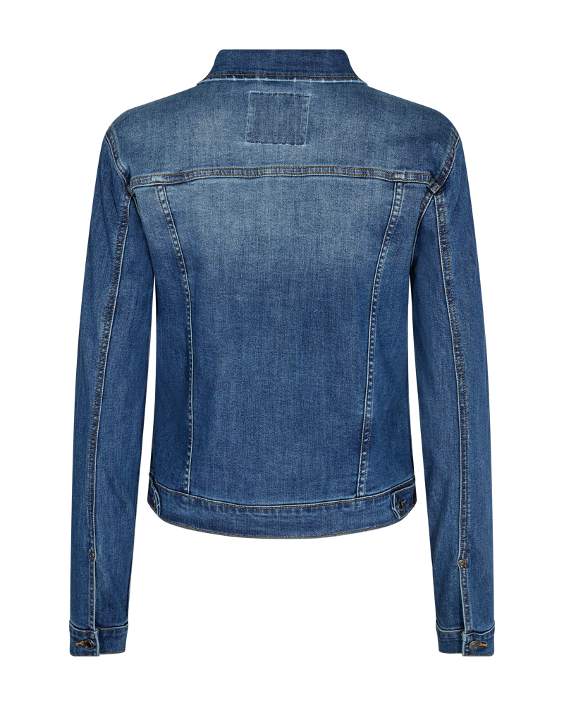 Rock Jeansjacka Dam Medium Blue Denim Freequent