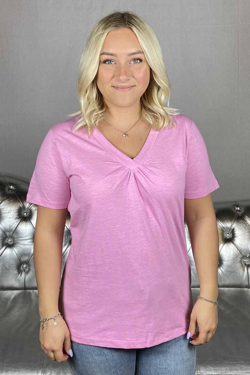 Sabina Twist Topp Dam Rosa - Freequent