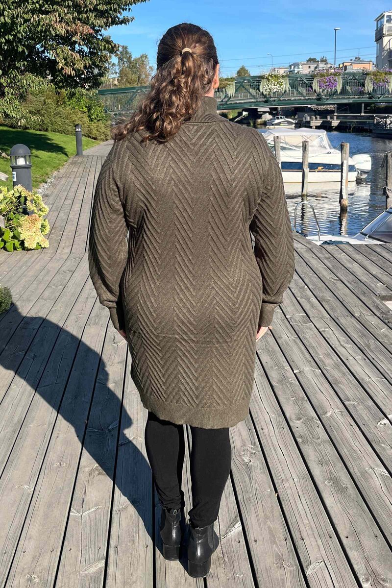 Saturn Stickad Klänning Dam Deep Depths Freequent