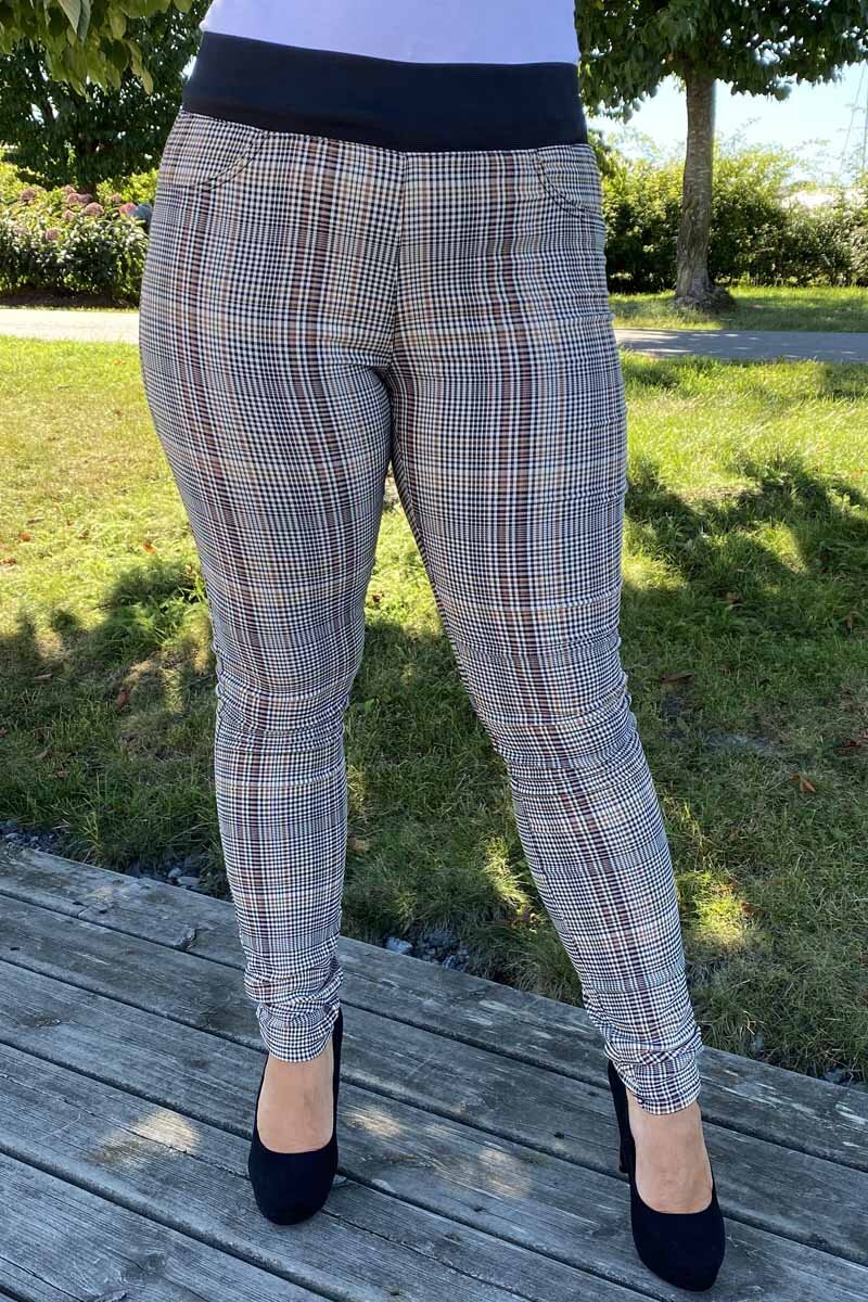 Shanell Stretchbyxa Dam Silver Mink Black Freequent