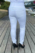 Shantal Ankle Trousers High Waist Women Brilliant White Freequent