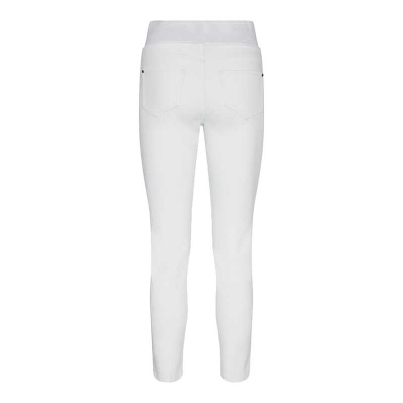 Shantal Ankle Trousers High Waist Women Brilliant White Freequent