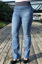 Shantal Bootcut Längd 30 Denim Dam Medium Blue Freequent