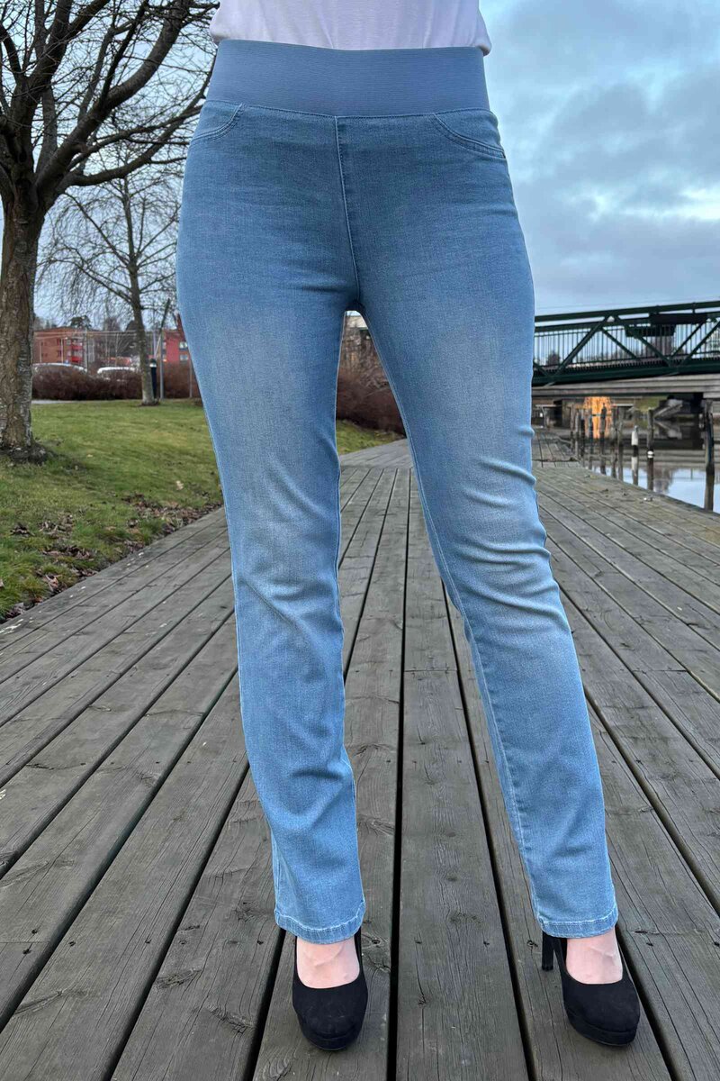 Shantal Bootcut Längd 32 Denim Dam Light Blue Denim Freequent