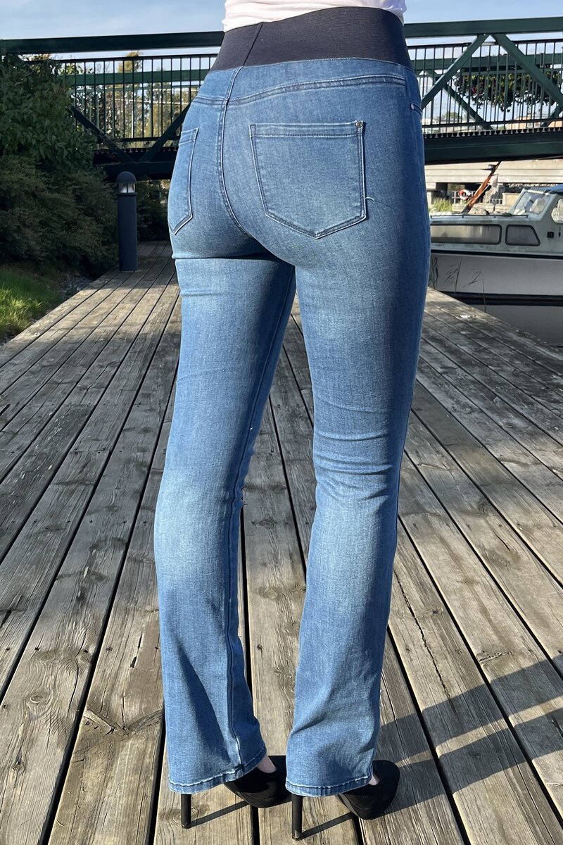 Shantal Bootcut Längd 32 Denim Dam Medium Blue Freequent