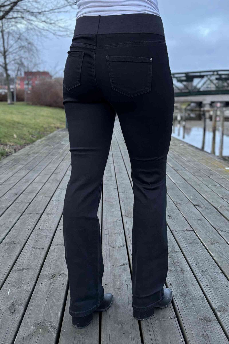 Shantal Bootcut Längd 34 Denim Dam Black Denim Freequent