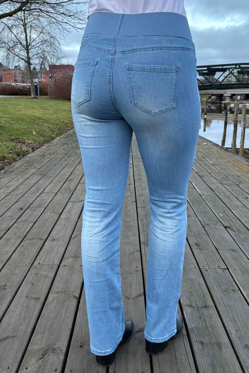 Shantal Bootcut Längd 34 Denim Dam Light Blue Denim Freequent