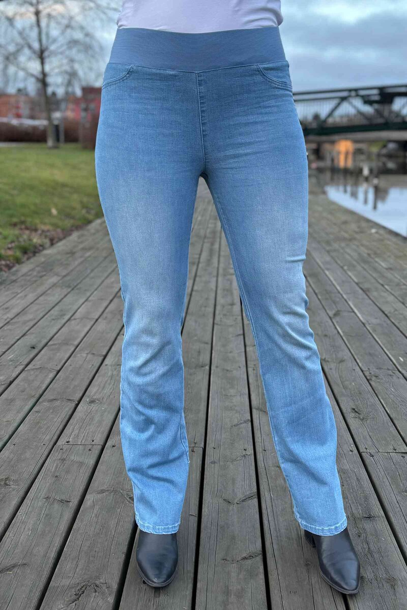 Shantal Bootcut Längd 34 Denim Dam Light Blue Denim Freequent