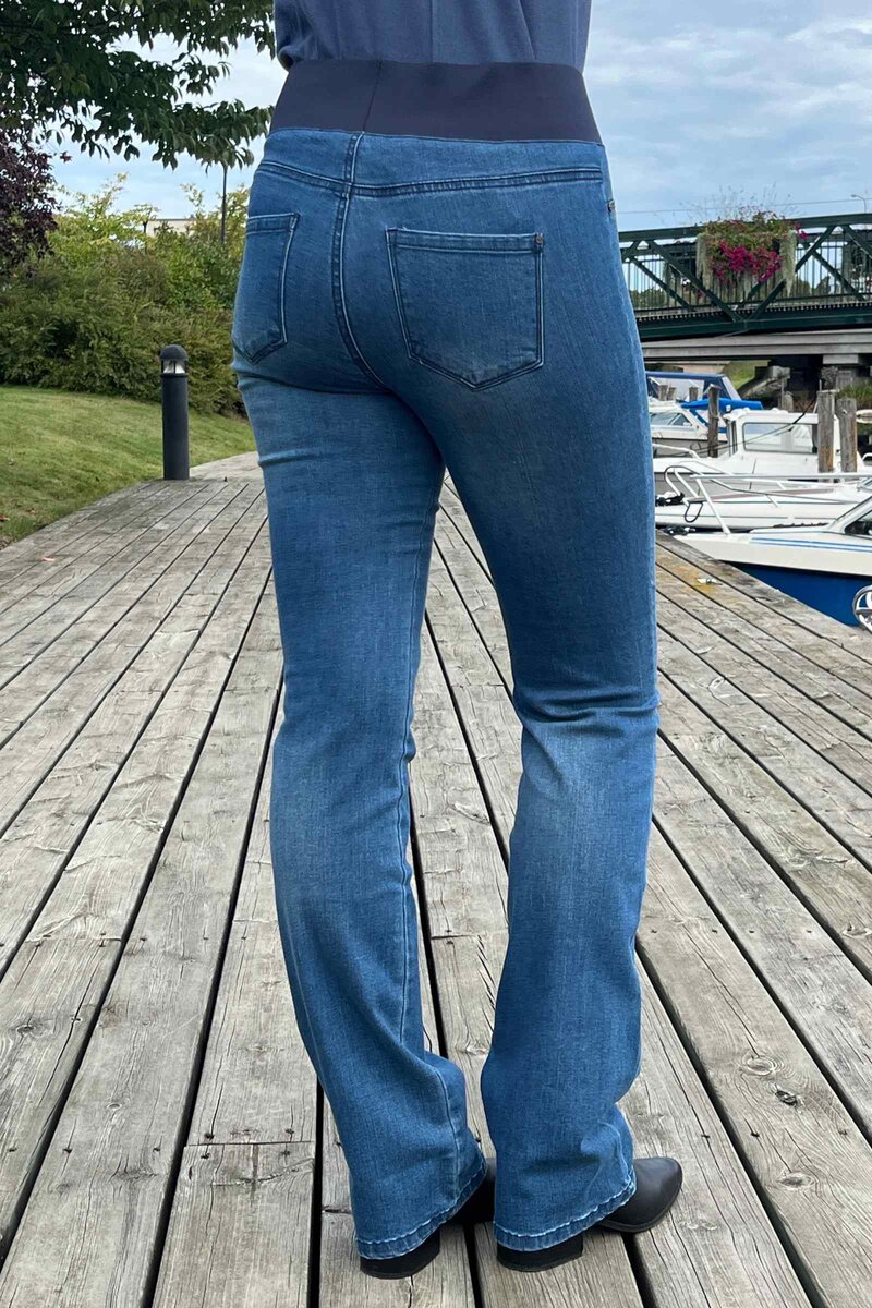 Shantal Bootcut Längd 34 Denim Dam Medium Blue Freequent