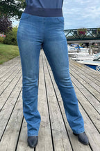 Shantal Bootcut Längd 34 Denim Dam Medium Blue Freequent