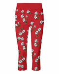 Shantal Capri Bouquet Röd Dam - Freequent
