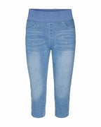 Shantal Capri Denim Dam Ljusblå - Freequent