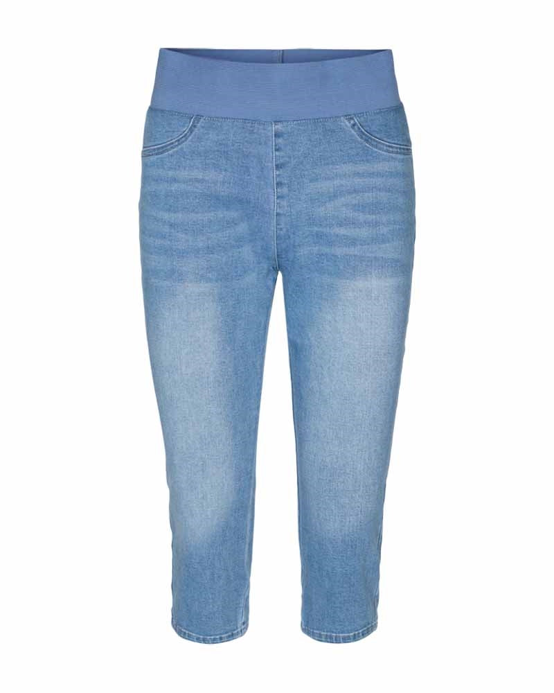 Shantal Capri Denim Dam Ljusblå - Freequent
