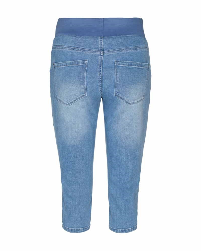 Shantal Capri Denim Dam Ljusblå - Freequent