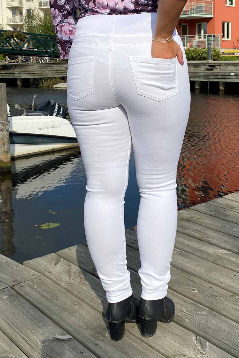 Shantal Denim Dam Vit - Freequent