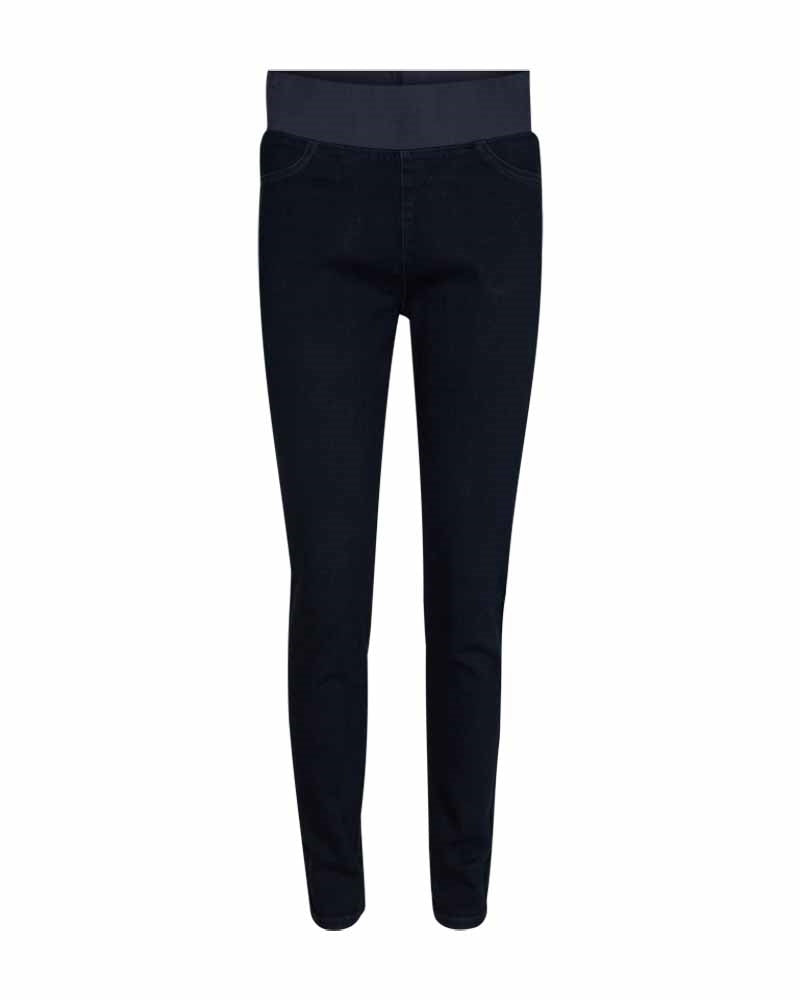 Shantal PA Denim High Waist Women's Dark Blue - Freequent