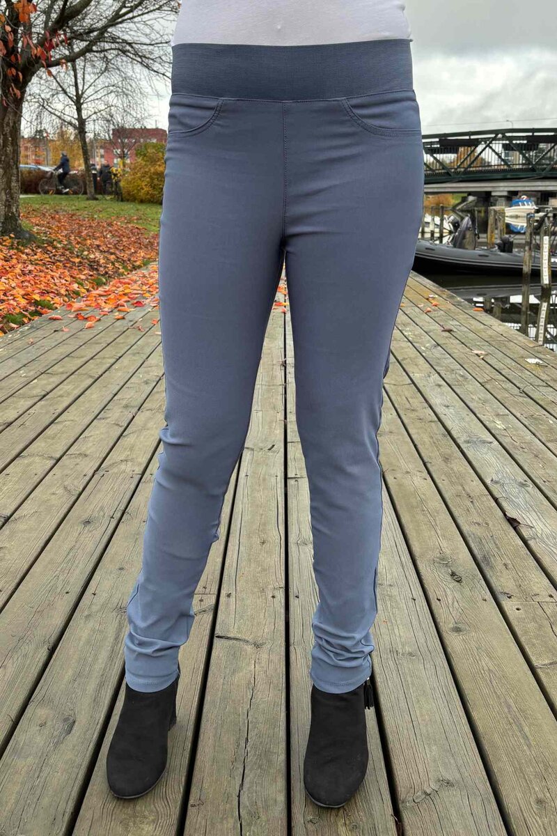 Shantal PA Power Trousers High Waist Women Vintage Indigo Freequent