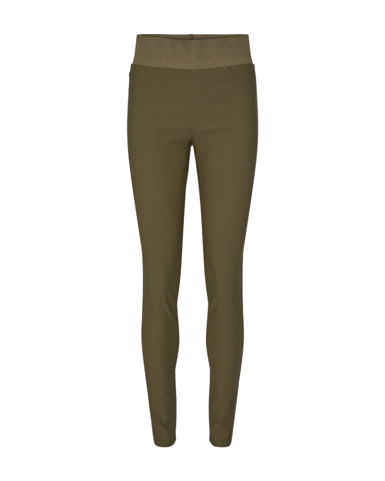 Shantal PA Power Byxa Hög Midja Dam Olive Night - Freequent