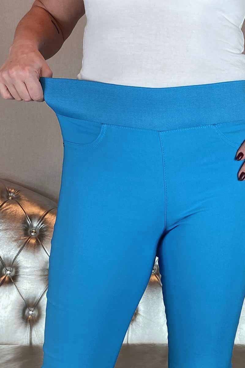 Shantal Power Byxa Hög Midja French Blue Dam Freequent