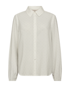 Shine Shirt Women Star OffWhite Melange Freequent