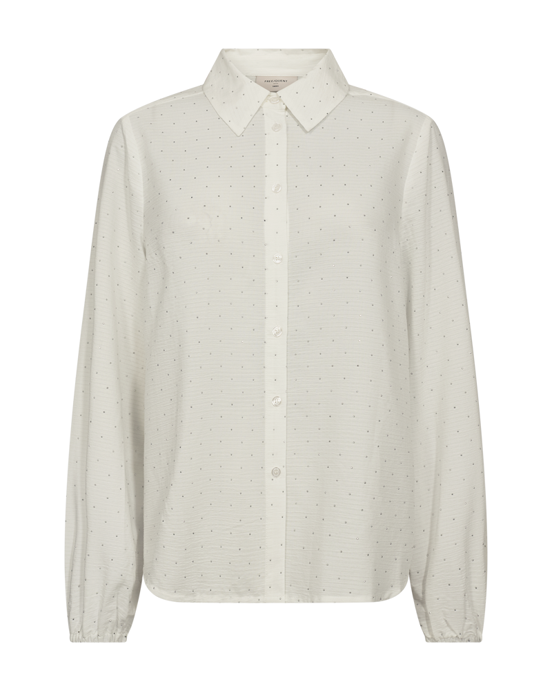 Shine Shirt Women Star OffWhite Melange Freequent